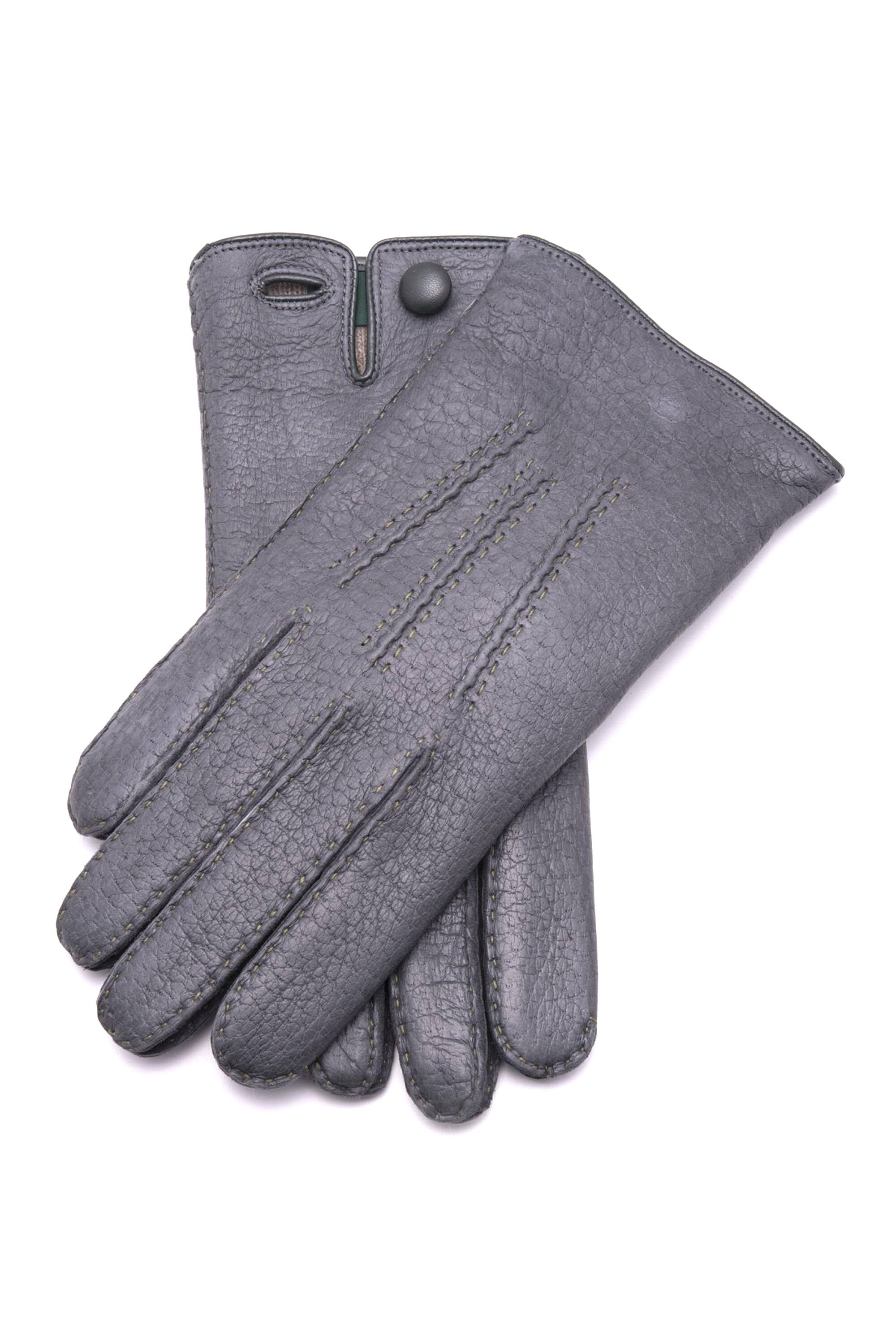 Popular Peccary Gloves 50% Wool 50% Cotton lined Size 7 made in Poland.