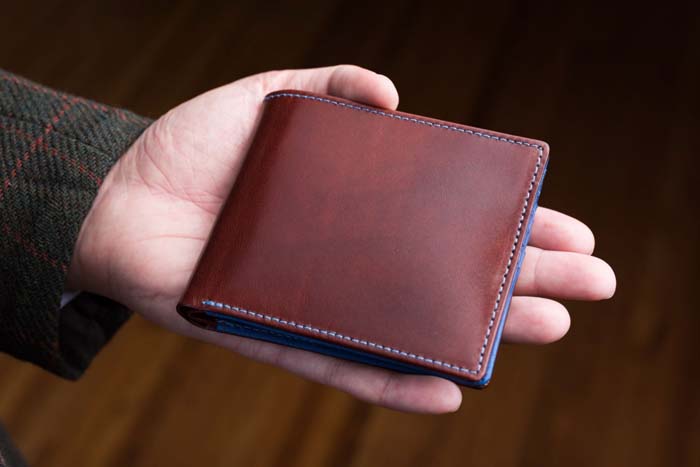 MENS NEW QUALITY LUXURY SUPER SOFT DARK BROWN LEATHER CREDIT CARD HOLDER WALLET 