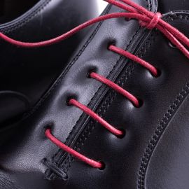 DELELE Waxed Cotton Shoelaces 7/50Thick Round Dress Shoes Laces for Men Women Boots Leather Shoe Laces Shoestring 