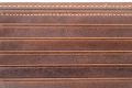 Antique Mahogany Montecristo Leather card slots and stitching view