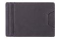 Slim Wallet - 4CC - Americana Black Full-Grain Leather back view. 