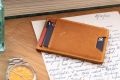 Slim Wallet - 4CC - Americana Vintage Gold Full-Grain Leather becomes more beautiful with age. 