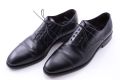 Black Shoelaces Round - Waxed Cotton Dress Shoe Laces Luxury by Fort Belvedere in action