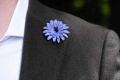 Light Blue Chicory Boutonniere Buttonhole Flower Fort Belvedere
