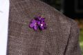 Purple Triple Cranesbill Boutonniere Buttonhole Flower Fort Belvedere
