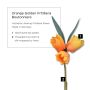 Orange Golden Fritillaria Silk Boutonniere Buttonhole Flower Fort Belvedere