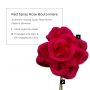 Red Spray Rose Boutonniere Buttonhole Flower Fort Belvedere