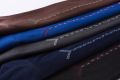 Brown, Blue, grey, Charcoal, navy Over the Calf Socks with Clocks in Luxury Fil d Ecosse Cotton in 4 Sizes Made in Italy by Fort Belvedere detail