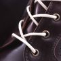 Close up angle of off white Boot Shoelace round luxury waxed cotton by Fort Belvedere