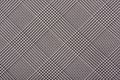 close up of Prince of Wales Glencheck Silk Tie in Black _ White pattern - Fort Belvedere