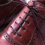 Details Dark Brown Shoelaces Round - Waxed Cotton Dress Shoe Laces Luxury by Fort Belvedere