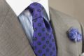 Madder Silk Tie in Purple with Paisley Fort Belvedere