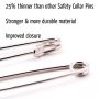 Collar Pin Safety Pin Silver Fort Belvedere