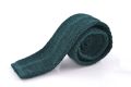 Knit Tie in Solid Hunter Green Silk - Fort Belvedere