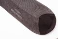 Dark Brown Two Tone Solid Oxford Socks Fil d'Ecosse Cotton - Fort Belvedere