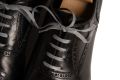Dark Grey Shoelaces Flat Waxed Cotton - Luxury Dress Shoe Laces by Fort Belvedere