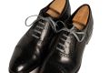 Dark Grey Shoelaces Flat Waxed Cotton - Luxury Dress Shoe Laces by Fort Belvedere