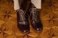 Dark Havana Brown Boot Laces Round Waxed Cotton - by Fort Belvedere
