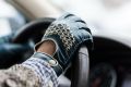 British Racing Green Driving Gloves in Lamb Nappa Leather with White Handmade in Hungary by Fort Belvedere