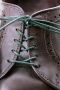 Dark Green shoelaces by Fort Belvedere