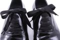 Evening Dress Shoe Laces for Patent Leather Oxfords in Black Grosgrain Faille for Black Tie White Tie by Fort Belvedere