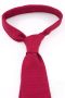 Grenadine Silk Tie in Solid Red handmade by Fort Belvedere
