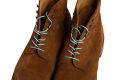 Light Blue Boot Laces Round Waxed Cotton - by Fort Belvedere