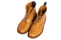 Light Havana Brown Boot Laces Round Waxed Cotton - by Fort Belvedere