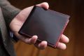 Men's Leather Wallet in Black and Red Boxcalf with 10 Card Slots by Fort Belvedere