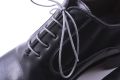 Mid Grey Shoelaces Round - Waxed Cotton Dress Shoe Laces Luxury by Fort Belvedere Made in Italy