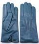 Petrol Blue Men's Gloves with Button in Lamb Nappa Leather by Fort Belvedere
