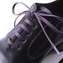 Details Purple Flat Waxed Cotton - Luxury Dress Shoe Laces by Fort Belvedere