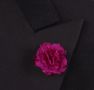 Purple Mini Carnation Boutonniere by Fort Belvedere Detail