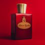 Roberto Ugolini 17 Rosso Fragrance bottle on red background
