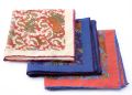 Selection of Silk-Wool Pocket Square with Hunting Print Motifs