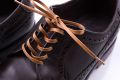 details Light Brown Shoelaces Flat Waxed Cotton - Luxury Dress Shoe Laces by Fort Belvedere
