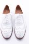White Shoelaces Flat Waxed Cotton - Luxury Dress Shoe Laces by Fort Belvedere 