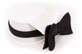 Black Bow Tie in Silk Wide Rib Grosgrain Sized Butterfly - Fort Belvedere