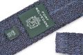 Back details Knit Tie in Mottled Blue & Brown Silk Fort Belvedere 