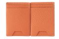 Natural size variation in Togo shrunk calf leather because it is not embossed. Every pebble grain wallet has a unique grain