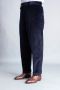 Right side front view of the Midnight Blue Corduroy Trousers