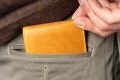 8 Card Classic Bifold Wallet in Vintage Gold Full-Grain Americana Leather