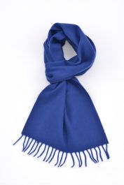 Cashmere Scarf in Solid Royal Blue - Fort Belvedere
