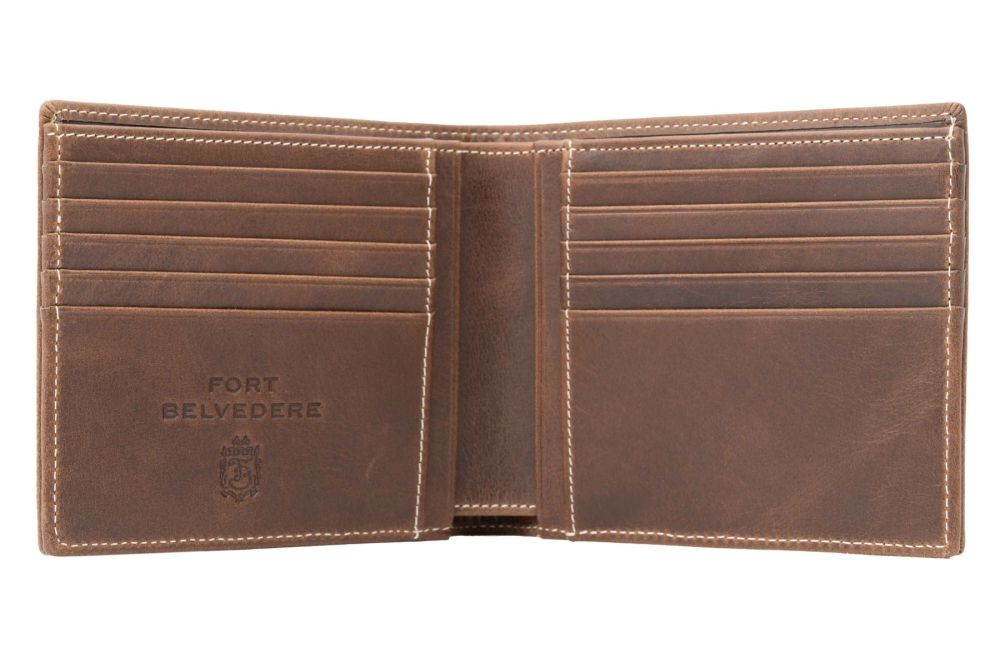 Antique Mahogany Montecristo Leather card slots