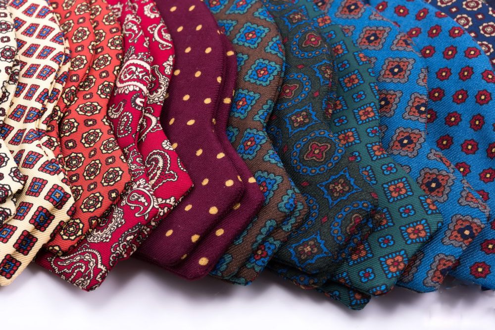 Selection of ties - Handmade by Fort Belvedere