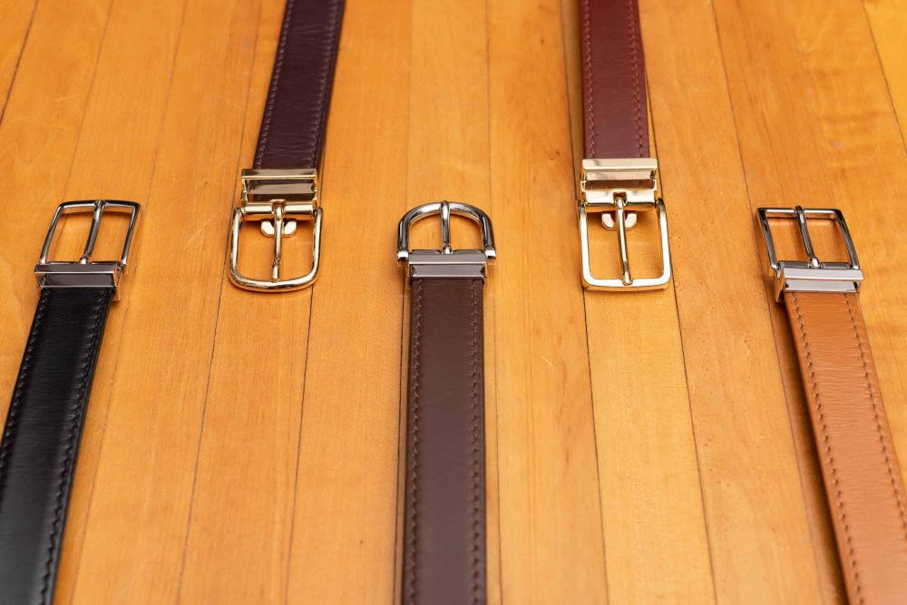 Belt leather colors and buckles Fort Belvedere 