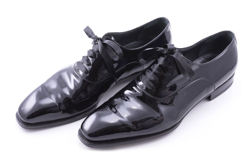 Black Satin Evening Shoelaces Slim for Tuxedo & White Tie by Fort Belvedere