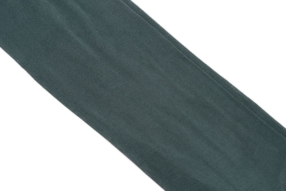 Close-Up of Finest Socks In The World - Over The Calf in Bottle Green Silk by Fort Belvedere