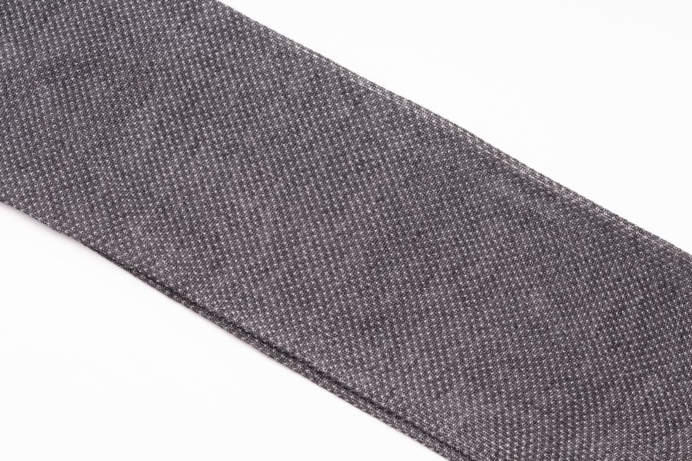Charcoal Grey Melange Two Tone Solid Oxford Socks Fil d'Ecosse Cotton - Fort Belvedere