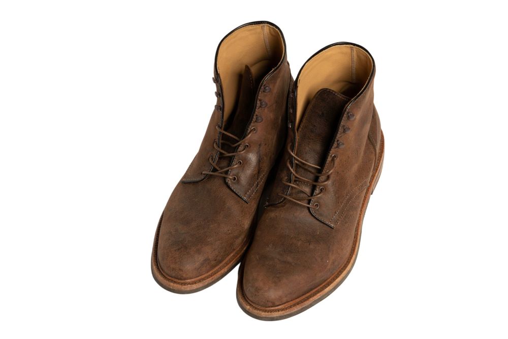 Coffee Brown Boot Laces Round Waxed Cotton - by Fort Belvedere